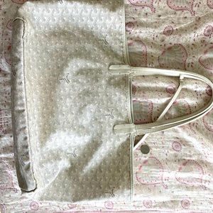 Authentic Goyard Louis pm tote, white